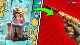 THE SITE THAT GIVES 10 FREE CS2 SKINS DAILY | CASEHUG