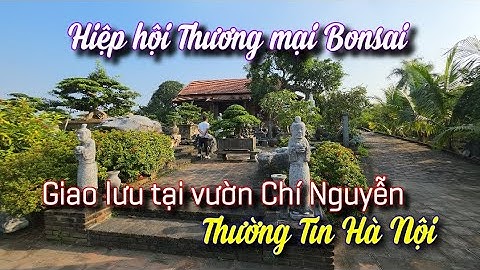 SH.11238. Hiệp hội thương mại bonsai giao lưu tại vườn cây Nguyễn Chí thường tín Hà Nội. 