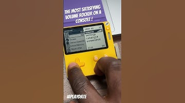 This 🕹️ console volume rocker is just so good! #playdate #panic