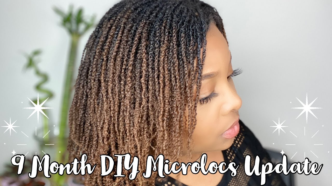 DIY Microlocs 9 Months Update