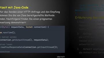 Messung der Antwortzeit einer HTTP-Anfrage mit Java-Socket