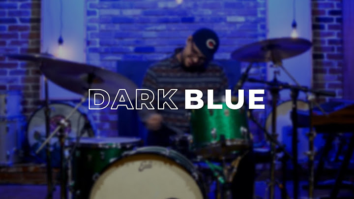 Dark Blue Drums version - Drums performance video thumbnail