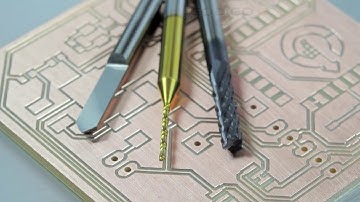 Making a PCB in CNC Router with 90º Cutter, how to make pcb in router cnc