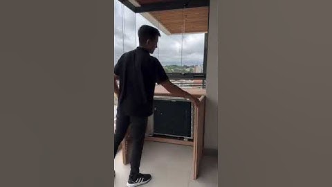 Unique idea to hide outdoor AC unit#architecture #acunit #outdoorunit #storageideas #trending #like