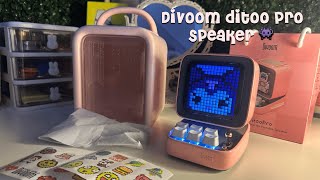 Unboxing Divoom Ditoo Pro: Retro Pixel-Art Bluetooth Speaker | Cute Desk Accessory ft. Divoom
