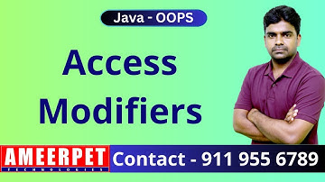 Java | Access Modifiers in Java | Ameerpet Technologies | By Srinivas