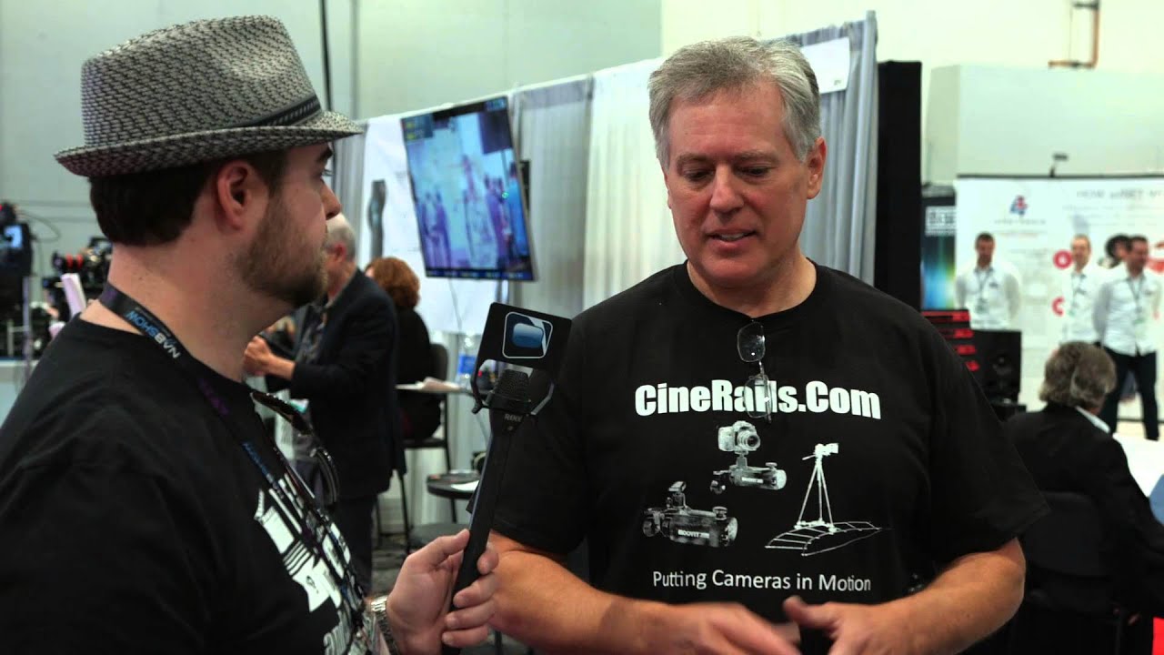 NAB 2015: Cinerails Dolly System, Moovit, WheelyBar Configuration