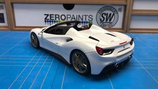 How to buildAlpha Model -Ferrari 488 Spider Full Build Step by Step 2019