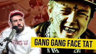 Why does this Rapper have a "Gang Gang" Face Tattoo?
