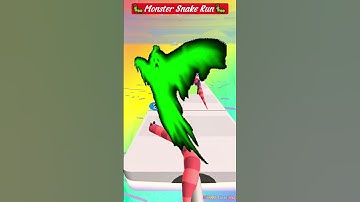 Monster Snake Run🐛 #snakegame #shorts #funnyvideo #fyp