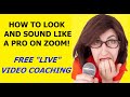 Zoom meetings free masterclass  learn how to look and sound like a pro on zoom and other platforms