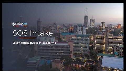 SOS Intake: Build Professional Public Forms for Salesforce & Microsoft 365 in Minutes