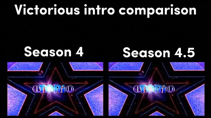 Victorious - Season 4 & 4.5 intro comparison (HD)