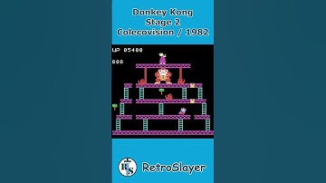 Donkey Kong Stage 2 Gameplay Colecovision #retrogaming #colecovision #donkeykong