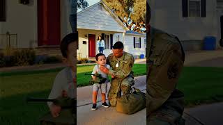 military officer return to work #army #militry
