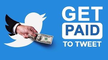 How to get paid to tweet on twitter.