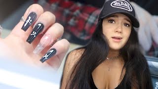 I Get Acrylic Nails! My Bday Nails!! Fiona Frills Vlogs