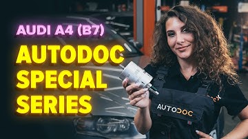How to change fuel filter AUDI A4 B7 Saloon [TUTORIAL AUTODOC]