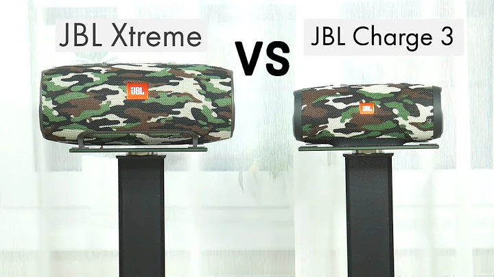 JBL Charge 3 vs JBL Xtreme sound & bass test [2 songs]