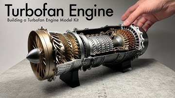 Building a 1/20 Turbofan Engine Model Kit - Build Your Own Turbofan Engine that Works