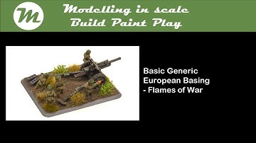 How I make basic European bases for Flames of War