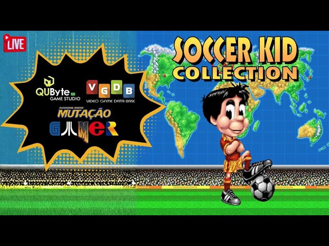 Live de lançamento - Soccer Kid Collection da QUByte