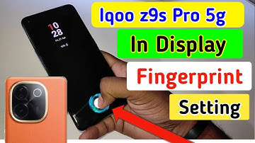 Iqoo z9s pro 5g in display fingerprint setting/Iqoo z9s pro fingerprint screen lock/fingerprint lock