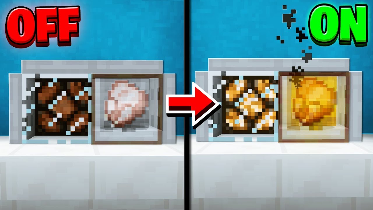How To Make A Working Microwave In Minecraft Pe No Mods Youtube