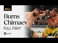 FULL FIGHT REPLAY Gilbert Burns Vs Khamzat Chimaev UFC273 