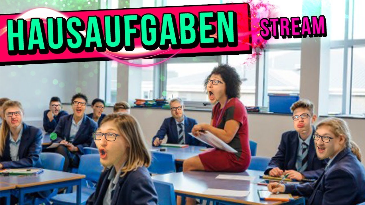 Schulersatz Stream ✒️👨‍🏫  Gemeinsam Hausaufgaben Lösen 😂