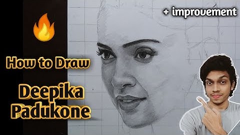 How to draw Deepika Padukone Step by Step Tutorial / Part 1 😊🔥