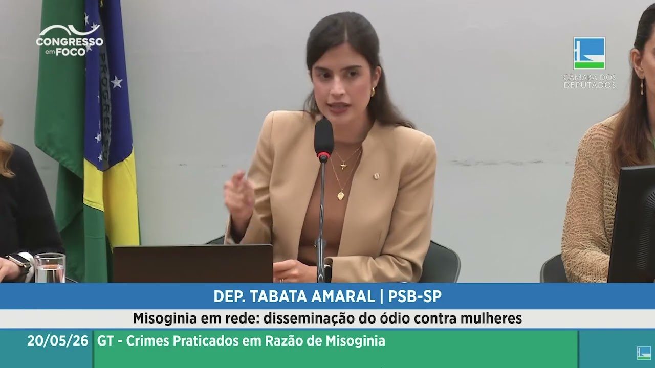 Tabata relaciona misoginia e aumento de casos de feminicídio: "para muitos ainda não está claro" Tabata relaciona misoginia e aumento de casos de feminicídio: "para muitos ainda não está claro"