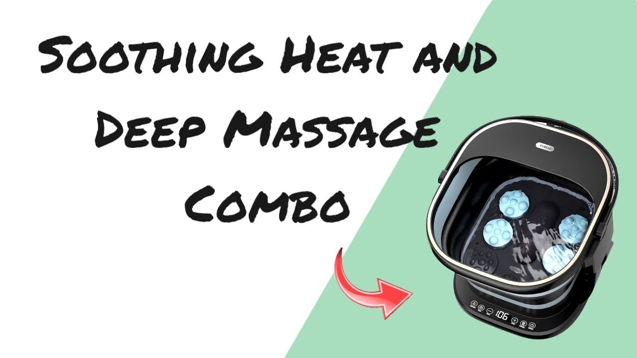 PUBOO Collapsible Foot Spa with Heat and Remote Review