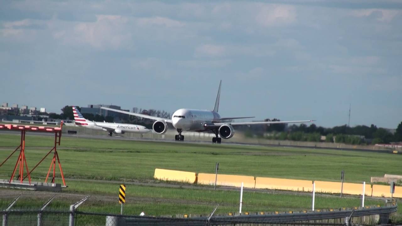 Air China Boeing 777-39L(ER) (B-2047) Taxi + Takeoff 24L Montreal ...