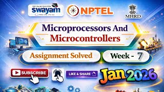 Microprocessors And Microcontrollers Week 7 Assignment Solution#NPTELASSIGNMENTS#Jan2026#microprocer