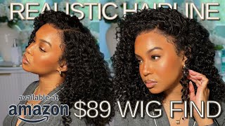 BEST $89 AMAZON KINKY CURLY EDGE WIG FIND FOR BEGINNERS! + MORE AMAZON FINDS!