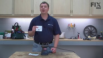 Ryobi Sander Repair – How to Replace the Brush Assembly