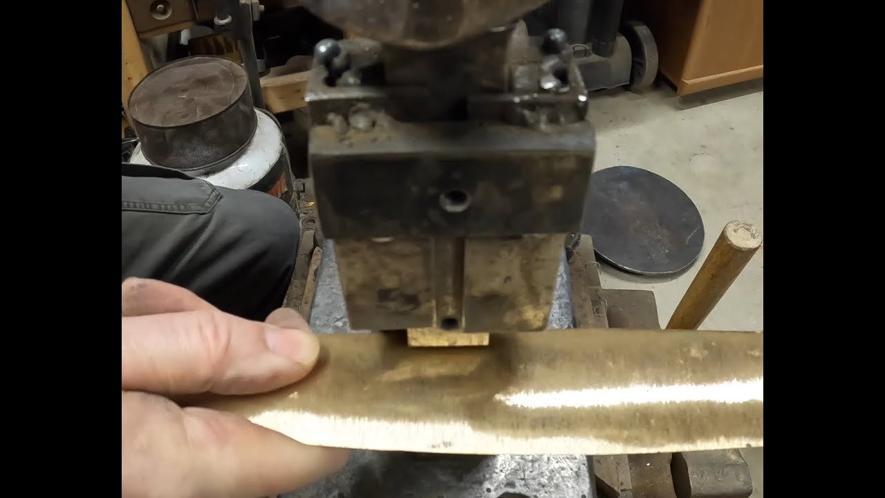 My BASEH (Bronze Age Sword Edge-Hammering) Jig