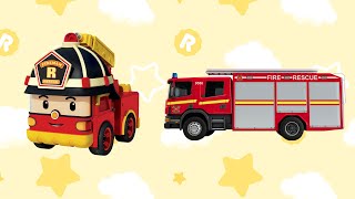 Learn about Cars with POLI using Toys | Big Car Small Car | Police Car | Train | Robocar POLI TV screenshot 5