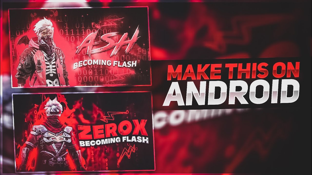 How To Make Free Fire Cool Looking Thumbnail Like @ZeroxFF | Get More Views By Cool Thumbnails!