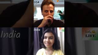 Meeting a tutor from the USA on  Cambly | SHORTS | Adrija Biswas