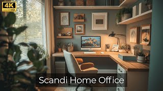 Cherish the Simplicity of Scandi Home Office Design!