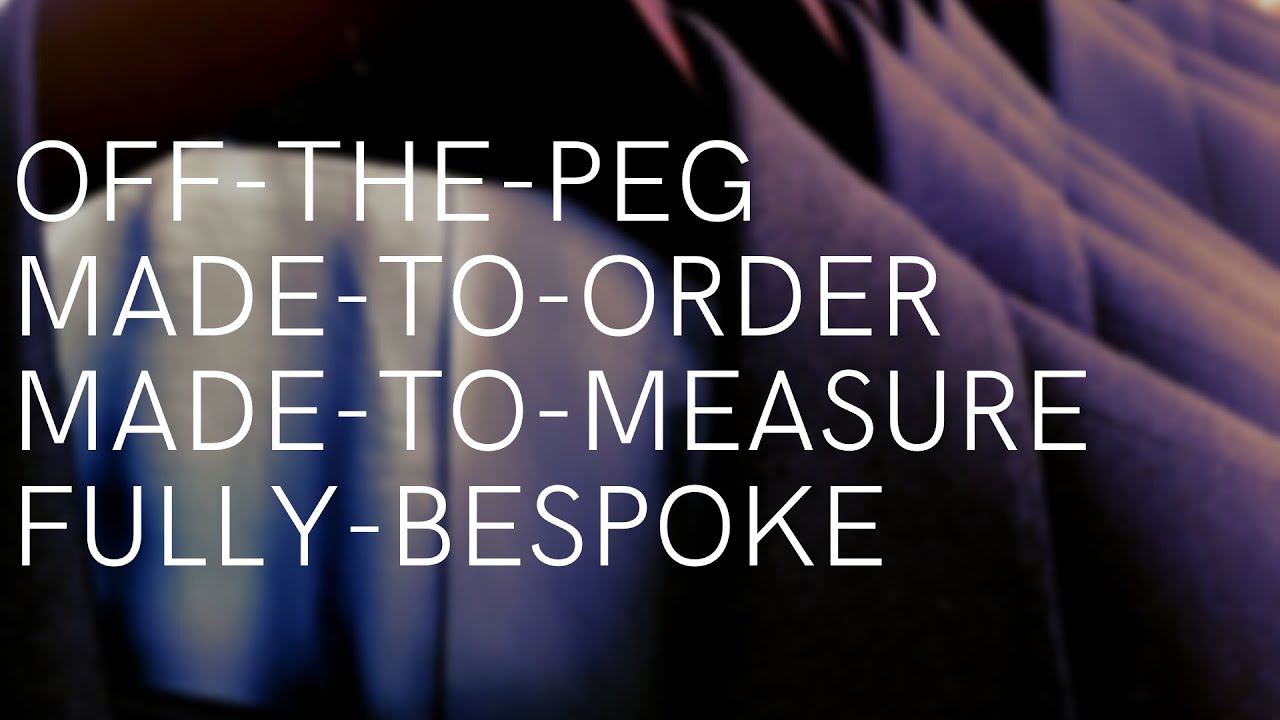 What's the difference between offthepeg, madetoorder, madeto