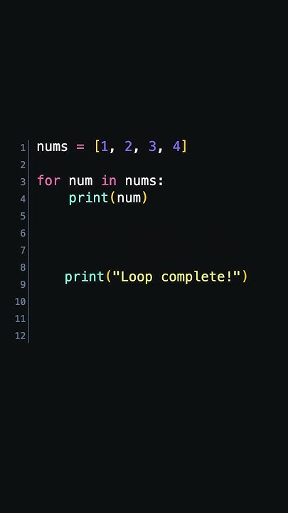 else block in a for loop?! #python #pythonbeginner #pythonprogramming # ...