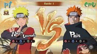 Naruto vs Pain Epic Battle | Naruto x Boruto: Ultimate Ninja Storm Collection | PC Gameplay #anime
