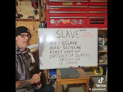 The etymology of the word slave. #slave #truth #freedom #Word magic #
