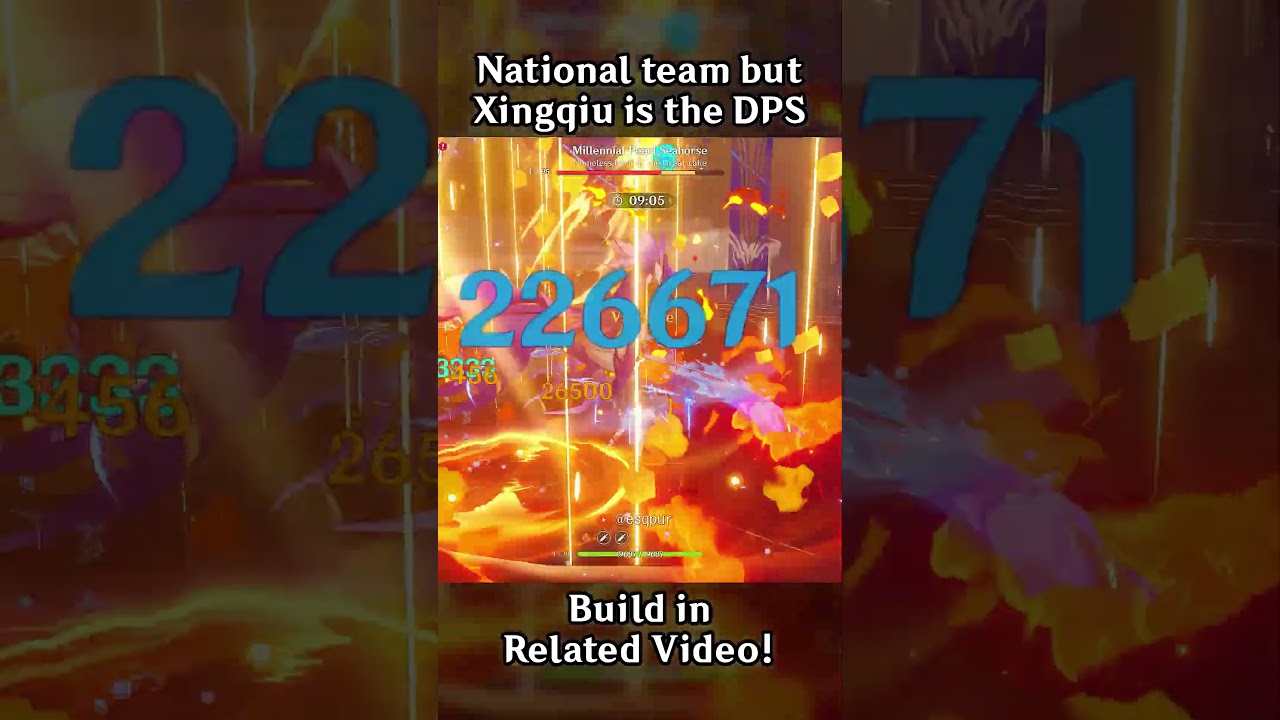 NATIONAL TEAM BUT XINGQIU IS THE DPS