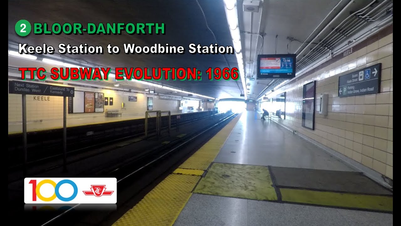 TTC POV Walk Keele Station to Woodbine Station (TTC Subway Evolution