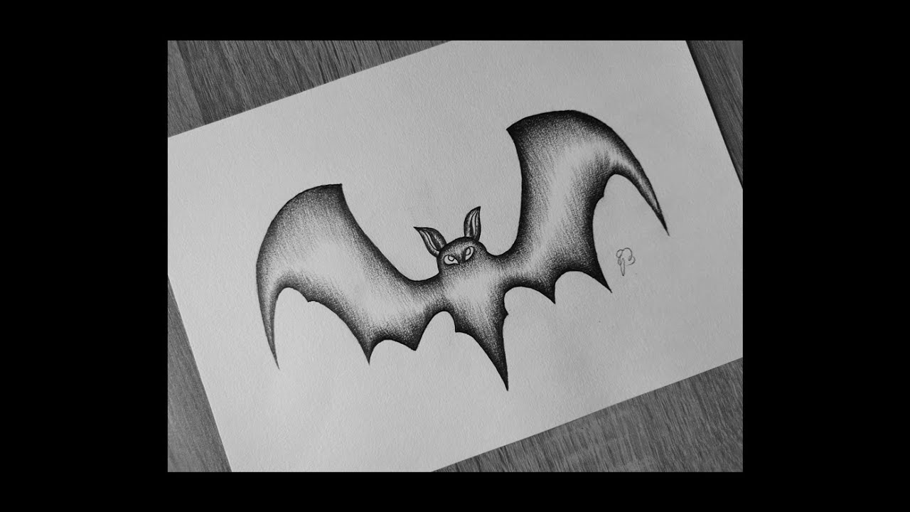 How to draw Batman logo on paper  आसन स चमगदड क चतर नकल  Bats  Draw  Art Holidays  YouTube