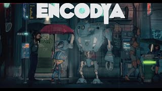 ENCODYA - New Cyberpunk Point & Click Adventure - A little Girl & her Robot. First 45 minutes.